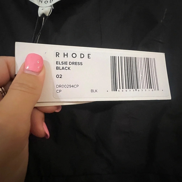 RHODE Black Elsie Dress NWT! - Picture 8 of 9